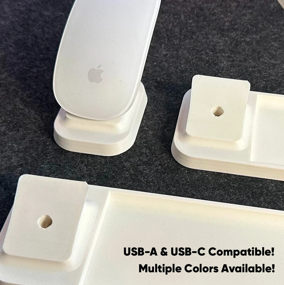 Apple Magic Mouse 2 charging dock v2 with integrated tray (USB-A + USB-C) - Image 1 of 4