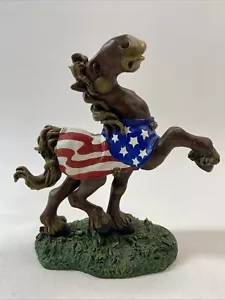 Montana Plateros Estilos de Vida Elmer el Caballo Bandera Manta Patriótica - Imagen 1 de 9