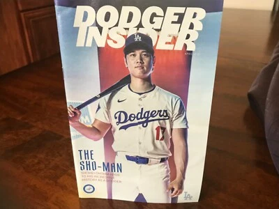 2024 Dodger Insider Magazine Vol. 2 (April 12- April 21) Shohei Ohtani NEW  - Image 1 of 4