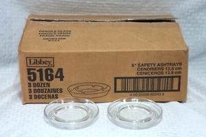 36 Libbey 5" Safety Ashtrays SKU 50-33 - Picture 1 of 4