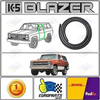 Chevrolet K5 Blazer 1976-1991 puerta delantera sello de goma juego de 2 piezas impermeabilización Foto 1 de 4