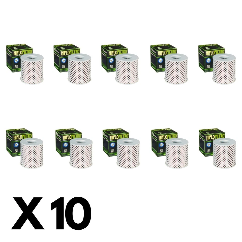 Paquete de 10 filtros de aceite Hiflo para Kawasaki Z1-A 900 1974 Foto 1 de 1