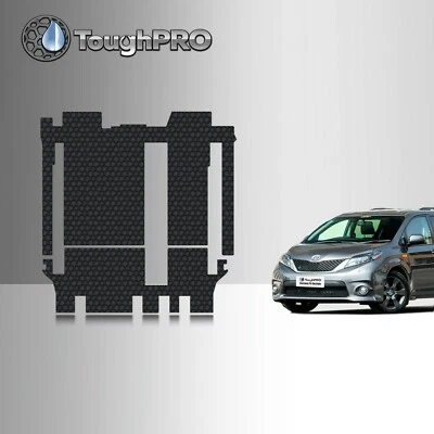 ToughPRO 2ª + 3ª fila negro para Toyota Sienna 8 plazas todo clima 2011-2020 Foto 1 de 4