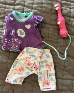Baby Alive Replacement Doll Outfit Toothbrush Brushy Shirt Pants - Picture 1 of 2