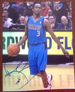 Rodrigue Beaubois handsigniertes 8x10 Foto Dallas Mavericks - Bild 1 von 2