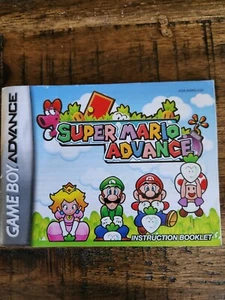 Super Mario Advance (Nintendo Game Boy Advance, 2001) Manual - Picture 1 of 2