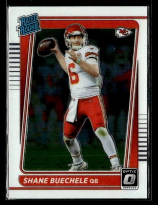 Shane Buechele 2021 Donruss Optic #298 Rookie Kansas City Chiefs - Image 1 of 2