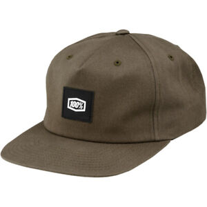 100% Lincoln Snapback Hat - Brindle - One Size