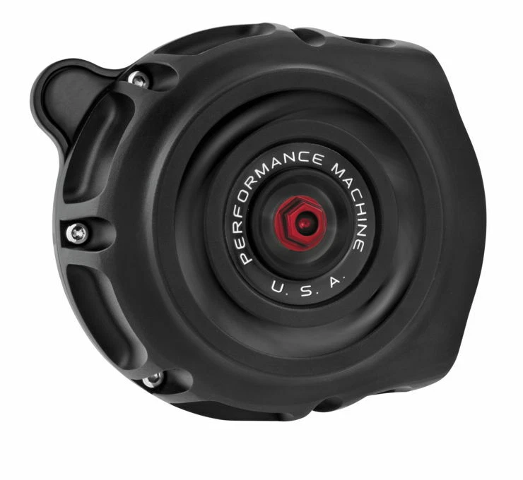 Limpiador de aire Harley Performance Machine negro vintage 0206-2131-SMB Foto 1 de 1