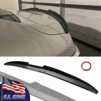 Rear Trunk Spoiler Wing Lip Carbon Fiber Style For Infiniti G35 G37 Q50 Q60 BE — 第 1/4 张图片