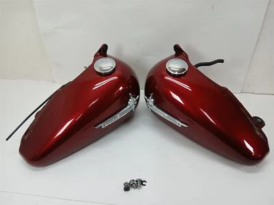 Harley-Davidson 1999 Softail Heritage Fuel Tank Lazer Red 61427-99ZD 61214-99ZH - Image 1 of 4