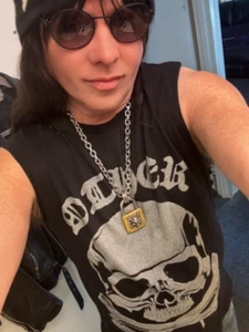 OTHER UK Graffiti Skull & Crossbones Thrasher Tee MED Neu ohne Etikett - Bild 1 von 5