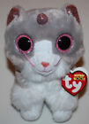 Ty Beanie Boos ASHER the Unicorn Cat 6" Pluszowa zabawka Różowe brokatowe oczy - Fabrycznie nowa z metką