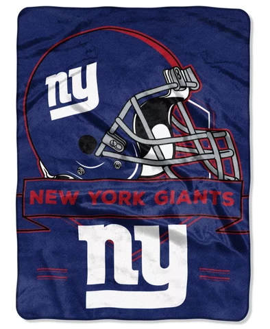 NFL New York Giants  Large 60" X 80" Plush Throw Blanket- Brand New Cover