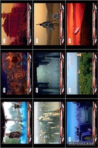 Topps Star Wars Digital Card Trader 9 Card Galactic Files Locations 2016 Set