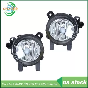 2x Fog Light Lamp For 12-15 BMW F30 3 Series Sedan 325i 328i 335i 428i 435i - Picture 1 of 12