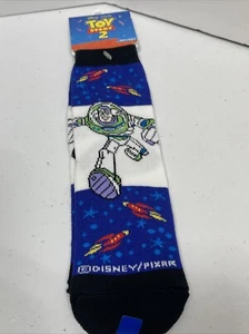 Toy Story Socks Size 6-8.5 Buzz Lightyear Disney Pixar NWT - Picture 1 of 5