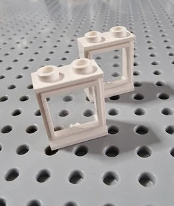 Lego Ventana City Ferrocarril 1x2x2 Blanco Sin Alféizar 2 Piezas 7026 A265 - Imagen 1 de 1