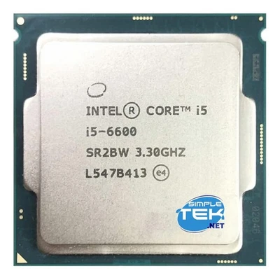 Intel Core I5-6600 SR2L5 3.3GHz Max 3.90GHz LGA1151 V1 CPU 4C/4T Processor - Image 1 of 4