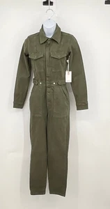 Good American Fit For Success Jumpsuit Size S Olive Green Cotton Stretch - Picture 1 of 15