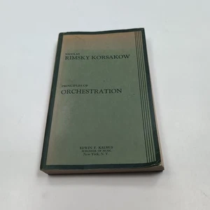 Nicolas Rimsky Korsakov, Kalmus, 1912, Instrumentation and Orchestration Green - Bild 1 von 9