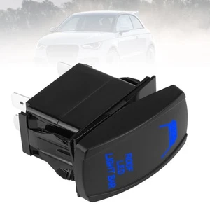*DC 12V/24V Blue LED 5 Pin Roof LED Light Bar On OFF Rocker Switch For Car - Picture 1 of 12
