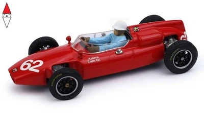 1/43 BRUMM COOPER F1  T53 MASERATI N 62 ITALY GP 1961 L.BANDINI  RED - Immagine 1 di 3