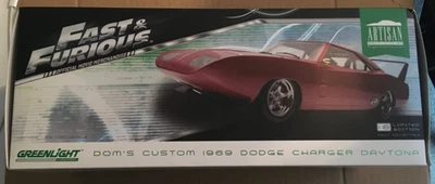 Greenlight Doms Custom 1969 Dodge Charger Daytona Limited Edition 1:18 Diecast - Image 1 of 4