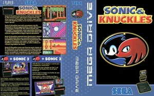 Sonic & Knuckles Mega Drive Case + Box - Picture 1 of 1