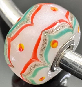 Trollbeads Sterling Silver MINI BARREL BEAD NO. 7 - Picture 1 of 7