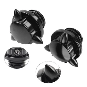 Left Right Thread Gas Cap Fuel Tank Cover For Harley Softail Road King Sportster - Picture 1 of 9