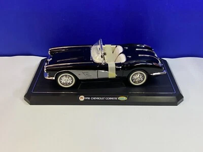 GEARBOX COLLECTIBLE 1/12 SCALE 1958 BLACK CHEVROLET CORVETTE VERY NICE !! - Image 1 of 4