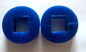 SUZUKI QUADRACER, LT500R QUADZILLA HEADLIGHT MOUNT RUBBER GROMMET CUSHIONS BLUE - Picture 1 of 12