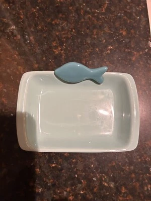 Plato de cerámica para gatitos Whisker City VERDE Foto 1 de 2