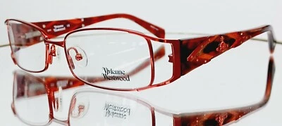 Gafas Originales VIVIENNE WESTWOOD ROJAS VW18402 NUEVAS 52-16 RETRO De Colección Foto 1 de 4