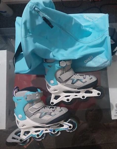 Decathlon Inline Roller Skates Adjustable Size EU 29-32 C11.5-13 - Picture 1 of 15