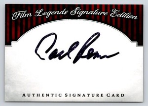 Carl Reiner Authentic Autographed Signed Hollywood Film Legends Signature Card