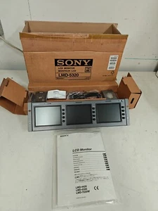 Sony LMD-5320 LCD Monitor - Rack Mount Triple 5.6" - Picture 1 of 8