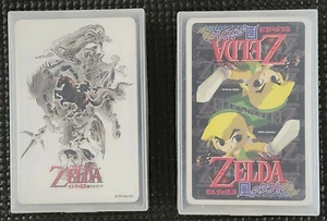 Nintendo Zelda Ocarina Of Time 1998 + Wind Waker 2002 Playing 52 Card Deck Japan - Picture 1 of 2