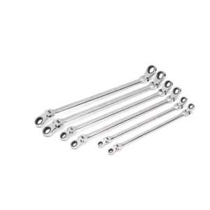 6 Piece Set Gearwrench 12point Ratcheting Double Flex Head Wrench Gearbox Metric - Picture 1 of 12