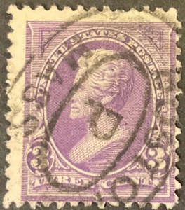 1894 3c Jackson regular issue, Scott #253, Used, Fine - Picture 1 of 2