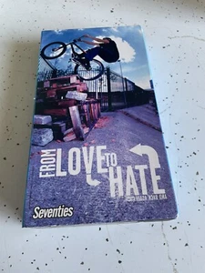 Bmx Video Vhs - SEVENTIES From Love to Hate - mid school bmx - Picture 1 of 8