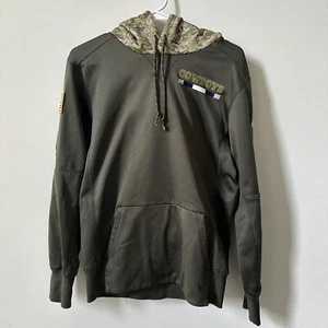 Nike Dallas Cowboys Salute to Service Hoodie Mens Small Green USA Patch Camo NFL - Picture 1 of 11