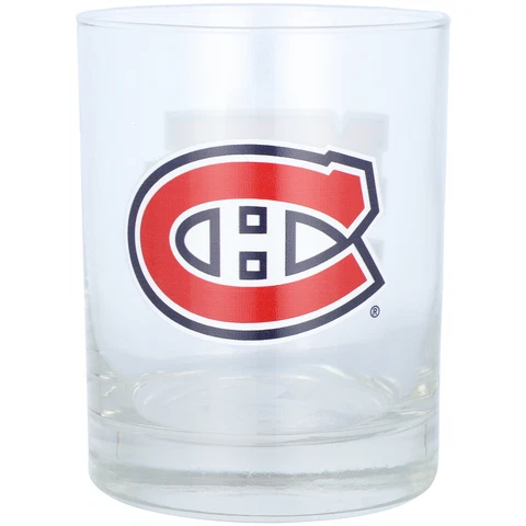 Montreal Canadiens Letterman 14oz. Rocks Glass Cover