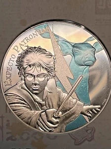 Harry Potter Expecto Patronum 2021 farbig 50 Euro PP Silbermünze - Bild 1 von 5