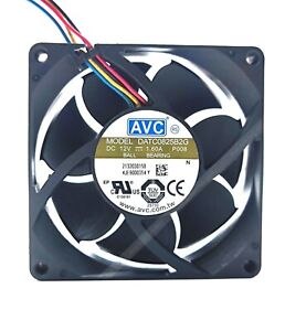 1PC AVC 80MM 8025 AVC  DATC0825B2G 12V 1.6A 8600rpm 4PIN Cooling fan