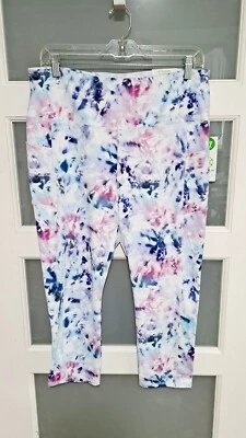 GAIAM высоты карман Капри леггинсы Riley печать OM подходит женщин Sz XL новый  - Изображение 1 из 4