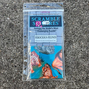 B Dazzle Ferocious Felines Scramble Squares 9 Piece Puzzle Ages 4 - 104 Made USA - Picture 1 of 5