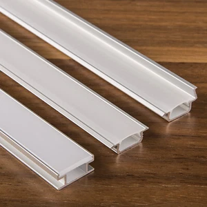 3 - 25x Alu Aluminium LED Profil Schiene f. LED Stripe / Abdeckung opal o. klar - Bild 1 von 6