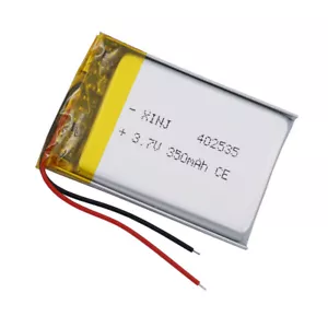 3,7 V 350mAh Polymer Li Lipo Akku 402535 für GPS MP3 MP4 Kamera Player Dashcam - Bild 1 von 4